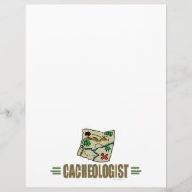 Humorvolles Geocaching Bedruckte Flyer