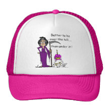 Humour d'anniversaire de faucheuse casquette de camionneur