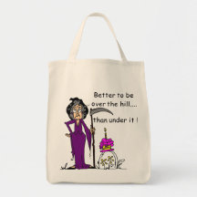 Humour d'anniversaire de faucheuse sacs