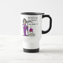 Humour d'anniversaire de faucheuse tasse à café