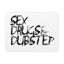 Humour drôle de dubstep magnet en vinyle