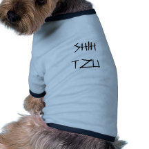 HÜNDCHEN-ABNUTZUNG SHIH TZU HUND T-SHIRTS