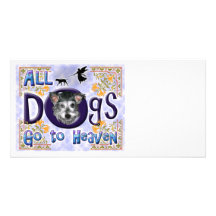 Hunde gehen zu Heaven2 Photogrußkarten