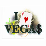 I coeur Vegas cartes postales