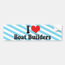 I constructeurs de bateau de l'amour autocollant pour voiture