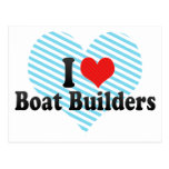 I constructeurs de bateau de l'amour carte postale