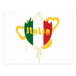 I Herz-Italien-Postkarte