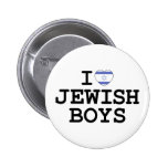 I Herz-jüdische Jungen Anstecknadelbuttons