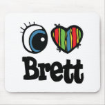 I Herz (Liebe) Brett Mauspads
