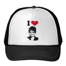 I Herz Sarah Palin Liebe-Sarahs Palin/I Truckermützen