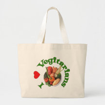 I Herz-Vegetarier Tasche