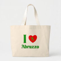 I Liebe Abruzzo Italien Einkaufstaschen