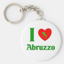I Liebe Abruzzo Italien Schlüsselanhänger