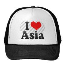 I Liebe Asien Baseballkappe