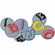 I Liebe-Bingo Besticktes Polo Hemd