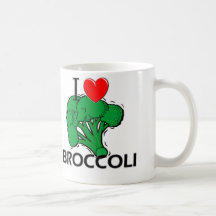 I Liebe-Brokkoli Kaffee Haferl