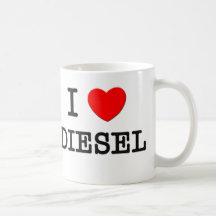 I Liebe-Diesel Kaffeetassen