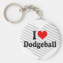 I Liebe Dodgeball Schlüsselbänder