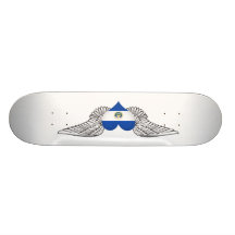 I Liebe El Salvador - Flügel Personalisiertes Skatedeck