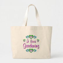 I Liebe-Gartenarbeit Leinentaschen