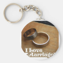 I Liebe-Heirat, welche die Ringe gefallen Schlüsselbänder