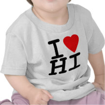 I Liebe-Herz Hawaii Tshirts