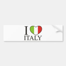 I Liebe Italien Autosticker