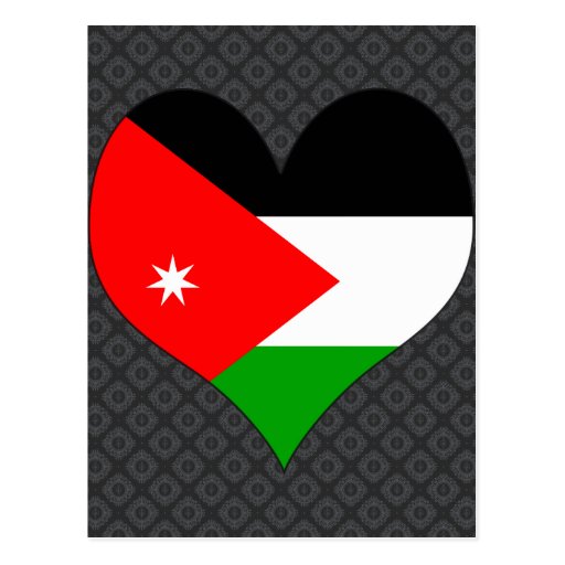I Liebe Jordanien Postkarte
