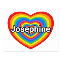 I Liebe Josephine. Liebe I Sie Josephine. Herz Postkarten
