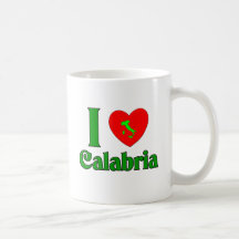 I Liebe Kalabrien Italien Tassen