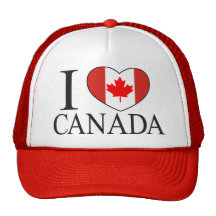 I Liebe Kanada Baseballkappen