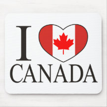 I Liebe Kanada Mousepad