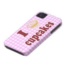 I Liebe-kleine Kuchen iPhone 4 Case-Mate Hüllen