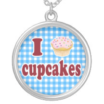 I Liebe-kleine Kuchen Personalisierte Halskette