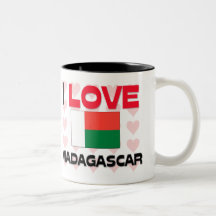 I Liebe Madagaskar Tee Tasse