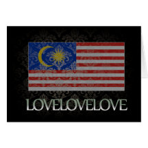 I Liebe Malaysia cool Karte