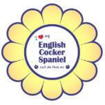 I Liebe mein englischer Cockerspaniel (weiblicher  Acrylausschnitte
