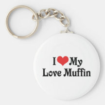 I Liebe mein Liebe-Muffin Schlüsselbänder
