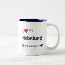 I Liebe mein Nebelung (weibliche Katze) Teetassen