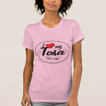 I Liebe mein Tosa (es ist ein Hund) T-shirts