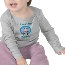 I Liebe mein Vati (Kuh) Tshirt