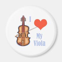 I Liebe mein Viola Magnete
