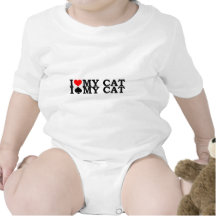 I Liebe meine Katze, Spayed ich meine Katze Baby Strampelanzug