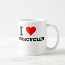 I Liebe-Motorräder Kaffeehaferl