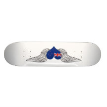 I Liebe Neuseeland - Flügel Skateboarddecks