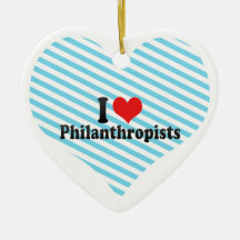 I Liebe-Philanthrope Weihnachtsbaum Ornament