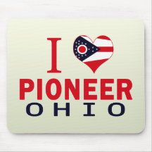 I Liebe Pionier, Ohio Mauspads