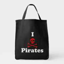 I Liebe-Piraten Einkaufstaschen