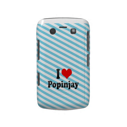 I Liebe Popinjay Blackberry Hülle