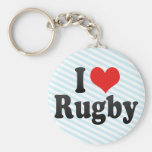 I Liebe-Rugby Schlüsselanhänger